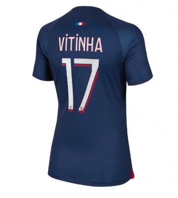 Paris Saint-Germain Vitinha Ferreira #17 Replika Hjemmebanetrøje Dame 2023-24 Kortærmet